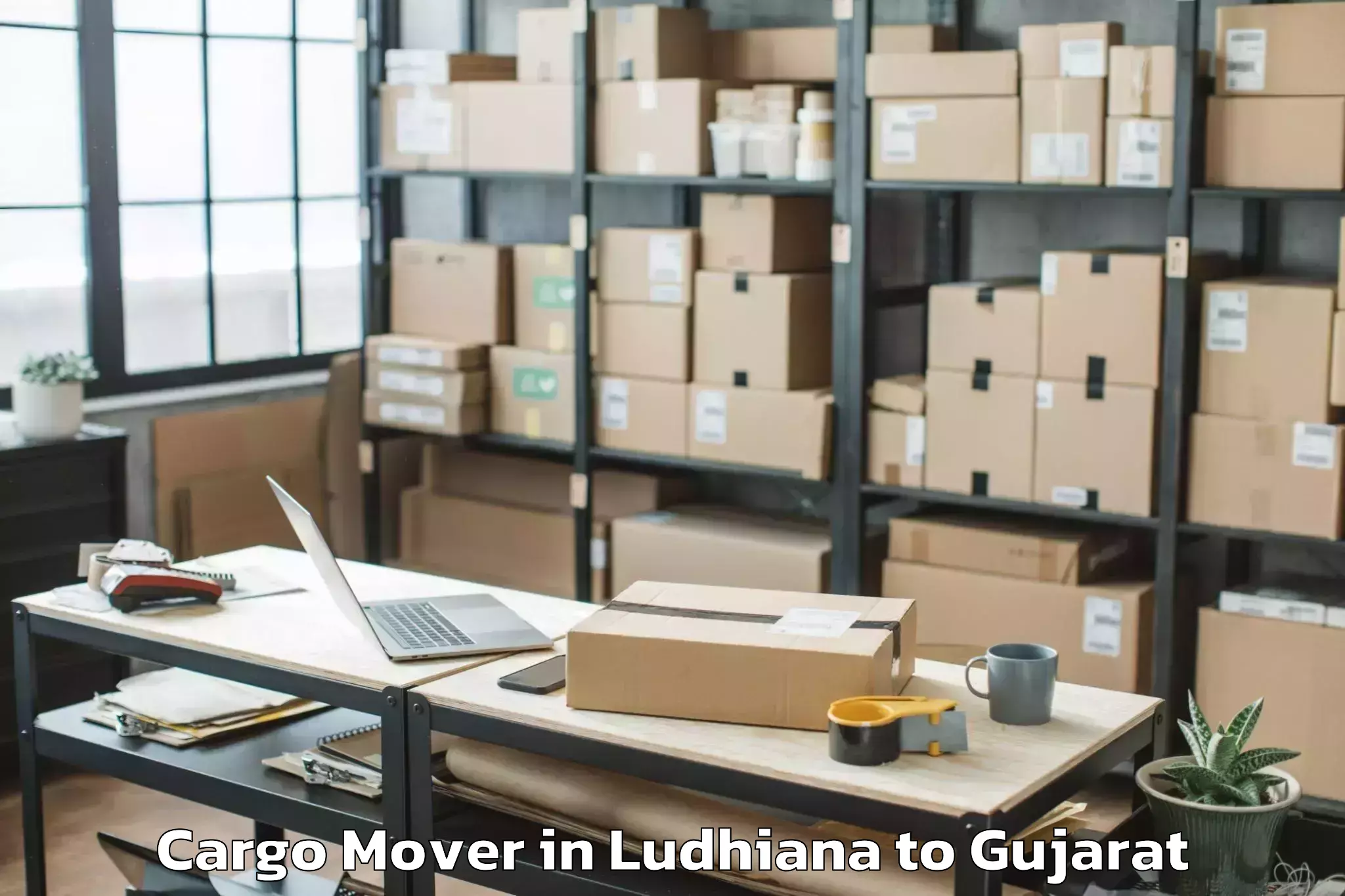 Reliable Ludhiana to Gujarat Ayurved University Jam Cargo Mover